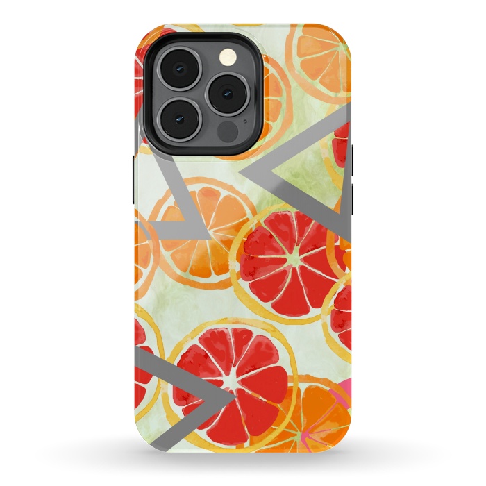 iPhone 13 pro StrongFit Citrus Play by Allgirls Studio