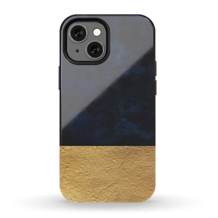 iPhone 13 mini StrongFit Velvet and Gold by Caitlin Workman