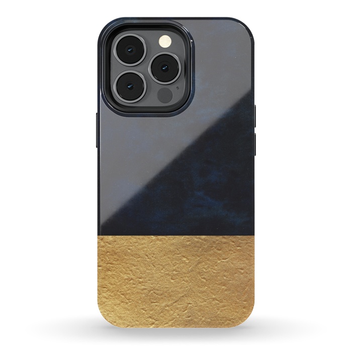 iPhone 13 pro StrongFit Velvet and Gold by Caitlin Workman
