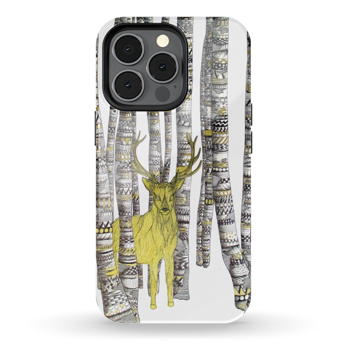 iPhone 13 pro StrongFit The Golden Stag by ECMazur 