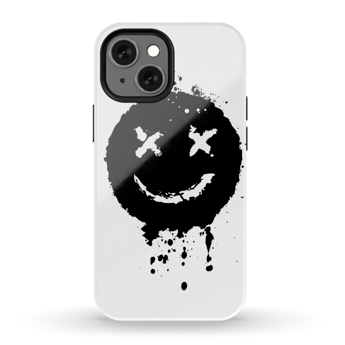 iPhone 13 mini StrongFit Confused Smile by Sitchko