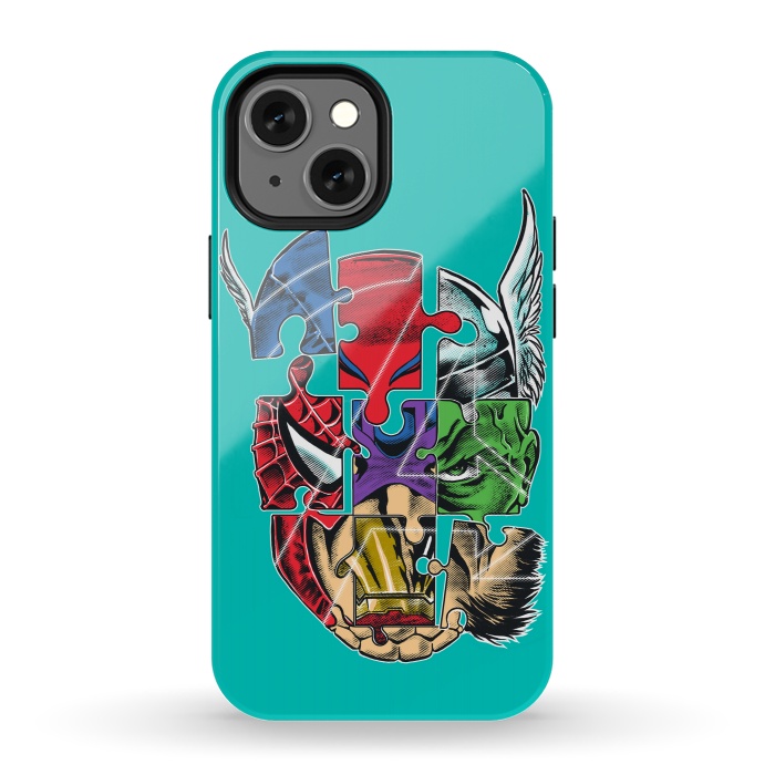 iPhone 13 mini StrongFit Almighty Avenger by Branko Ricov