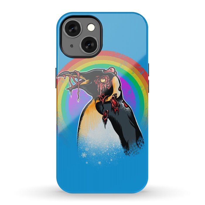 iPhone 13 StrongFit Zombie Penguin by Branko Ricov
