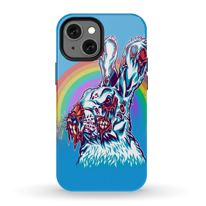 iPhone 13 mini StrongFit Zombie Rabbit by Branko Ricov