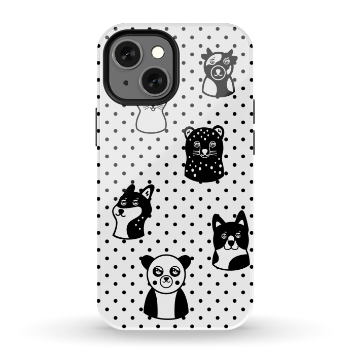 iPhone 13 mini StrongFit ANIMAL KINGDOM by Michael Cheung