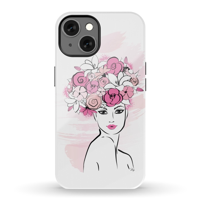 iPhone 13 StrongFit Flower Crown Girl by Martina