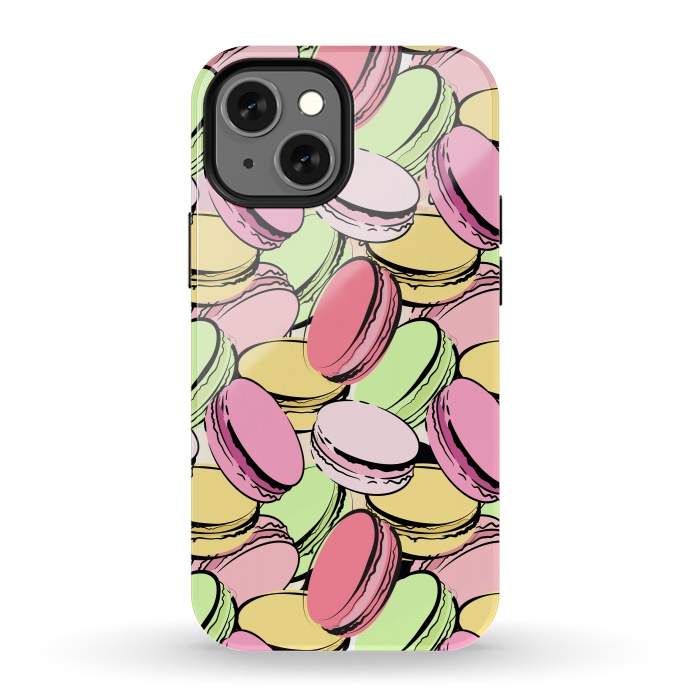 iPhone 13 mini StrongFit Sweet Macarons by Martina