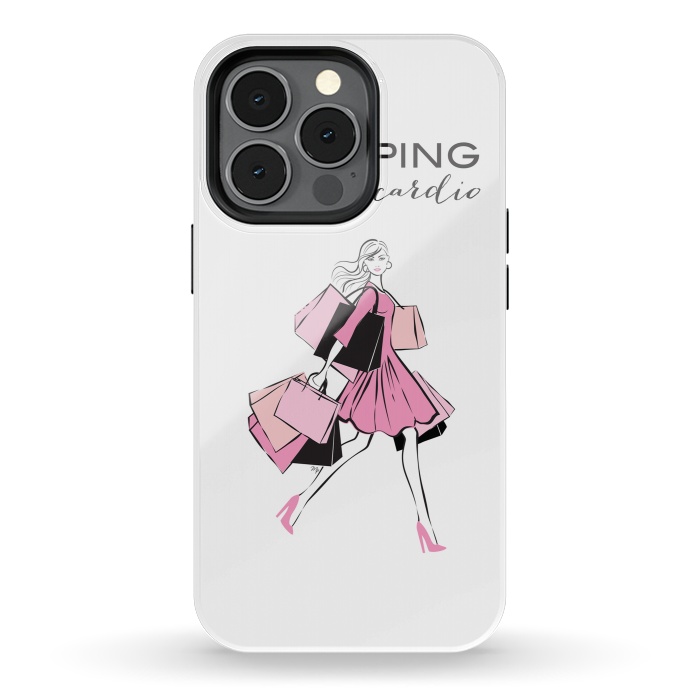 iPhone 13 pro StrongFit Shopping Girl by Martina