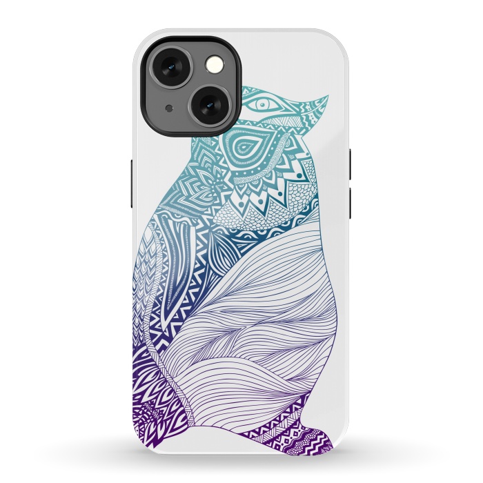 iPhone 13 StrongFit Penguin by Pom Graphic Design