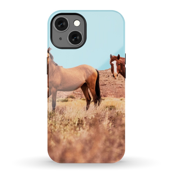iPhone 13 StrongFit Horses by Uma Prabhakar Gokhale