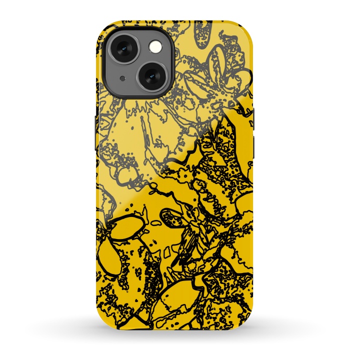 iPhone 13 StrongFit Yellow Bumble by Zala Farah