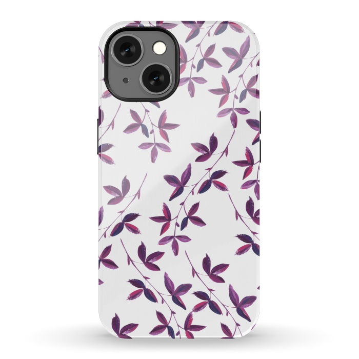 iPhone 13 StrongFit Purple Vines by Zala Farah