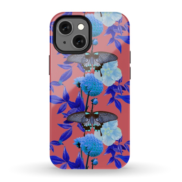 iPhone 13 mini StrongFit Butterfly Garden by Zala Farah