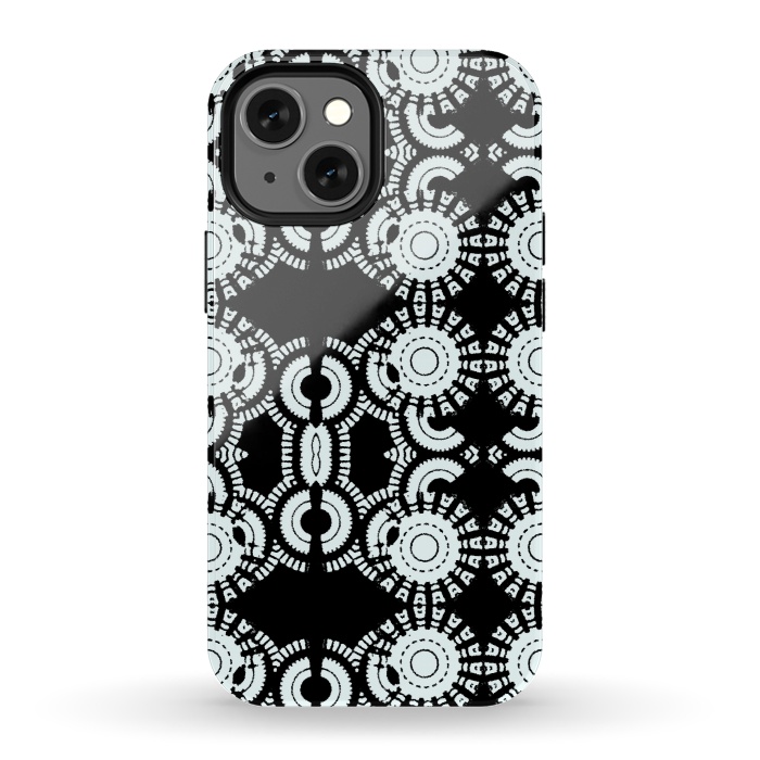 iPhone 13 mini StrongFit Inner Workings by Bettie * Blue