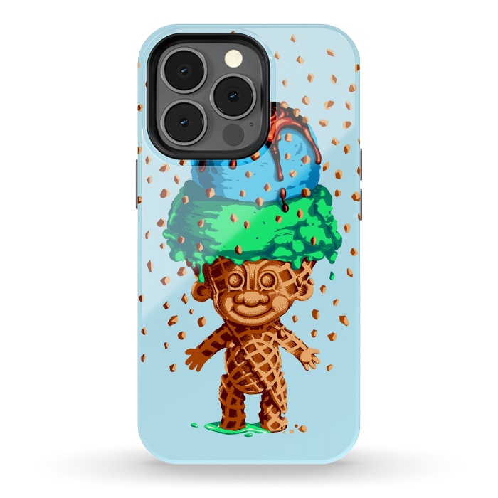 iPhone 13 pro StrongFit Peanut Rain by Santiago Sarquis 