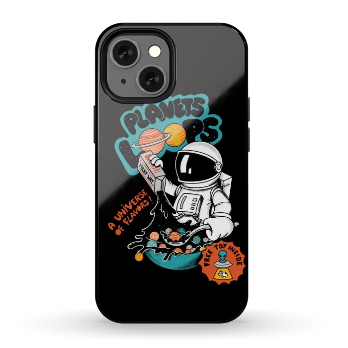 iPhone 13 mini StrongFit Planets loops by Coffee Man