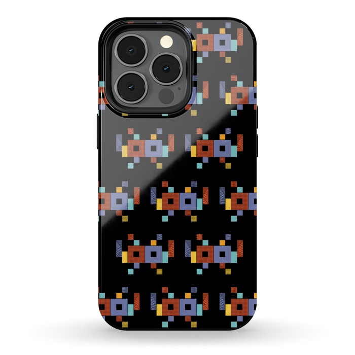 iPhone 13 pro StrongFit Retro Cubism by Coffee Man