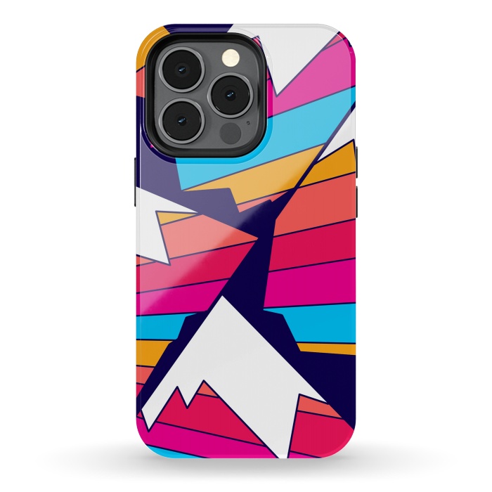 iPhone 13 pro StrongFit Mountains of many colours by Steve Wade (Swade)