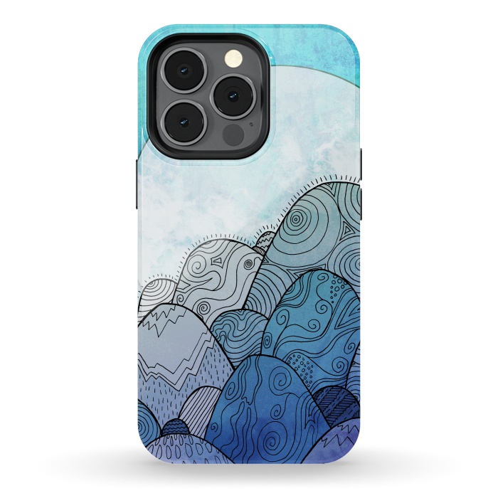 iPhone 13 pro StrongFit Blue Sky Rocks by Steve Wade (Swade)