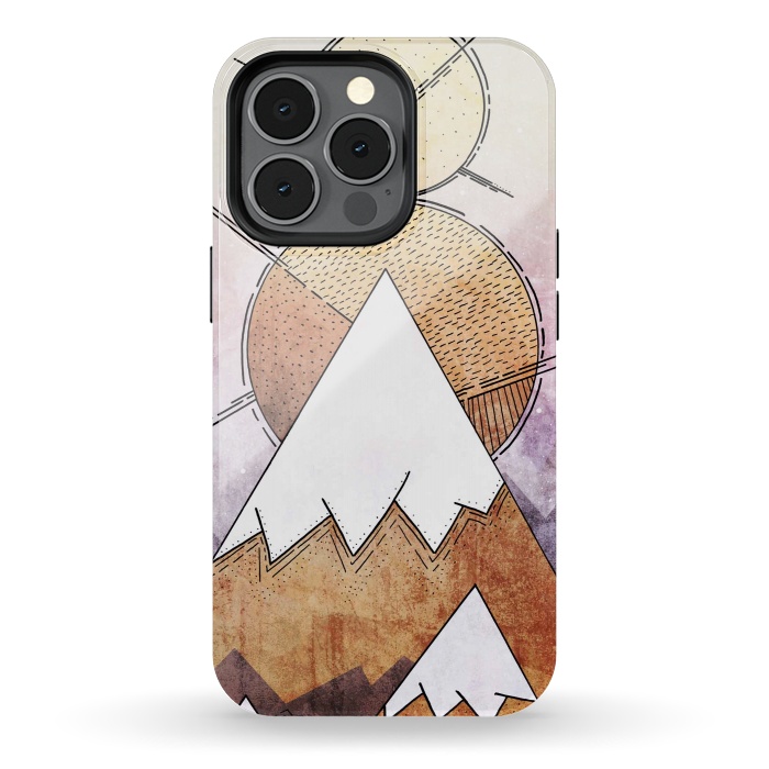 iPhone 13 pro StrongFit Metal Mountains by Steve Wade (Swade)