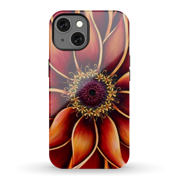 iPhone 13 StrongFit Zinnia by Denise Cassidy Wood