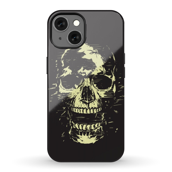 iPhone 13 StrongFit Scream (gold) by Balazs Solti
