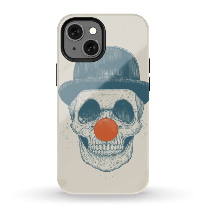 iPhone 13 mini StrongFit Dead clown by Balazs Solti