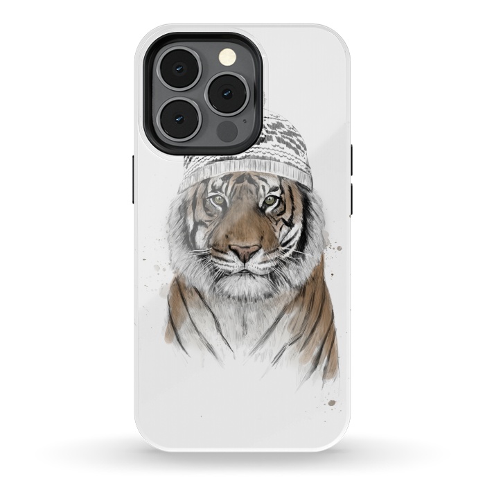 iPhone 13 pro StrongFit Siberian tiger by Balazs Solti