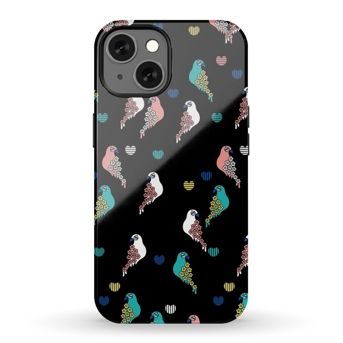 iPhone 13 StrongFit CUTIE BIRDS by Michael Cheung