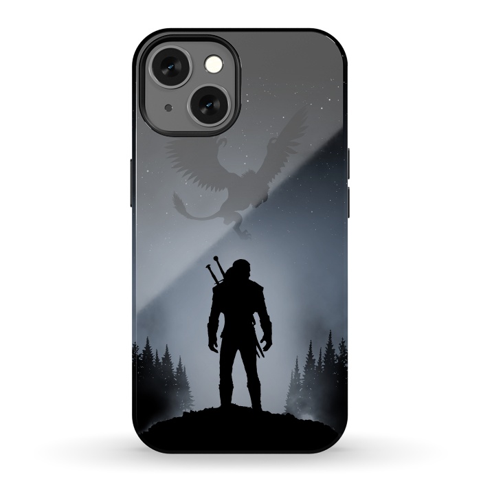 iPhone 13 StrongFit White Wolf by Denis Orio Ibañez