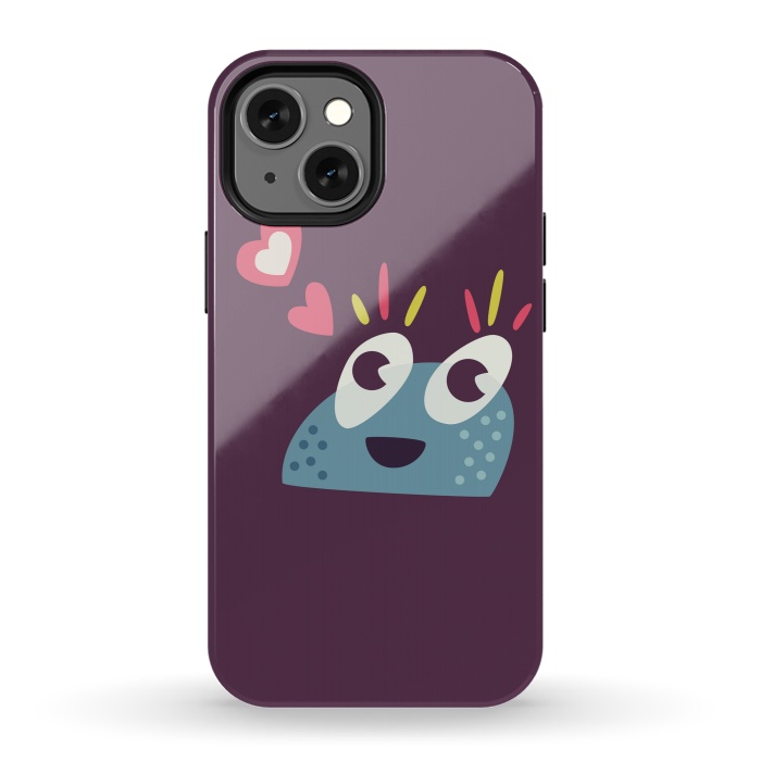 iPhone 13 mini StrongFit Kawaii Cute Cartoon Candy Character by Boriana Giormova