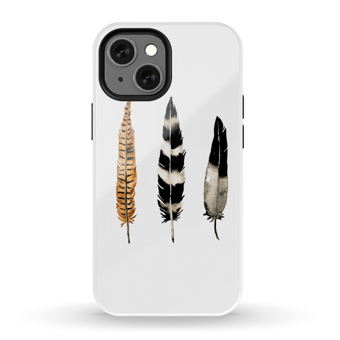 iPhone 13 mini StrongFit Earth Feather by Amaya Brydon