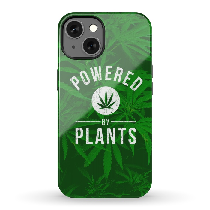 iPhone 13 StrongFit Powered by Plants by Mitxel Gonzalez