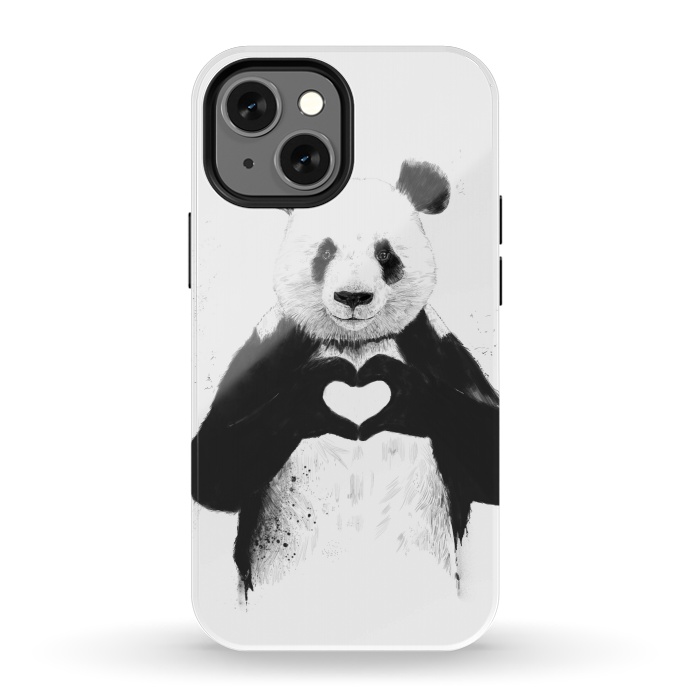 iPhone 13 mini StrongFit All you need is love by Balazs Solti