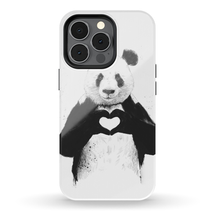iPhone 13 pro StrongFit All you need is love by Balazs Solti