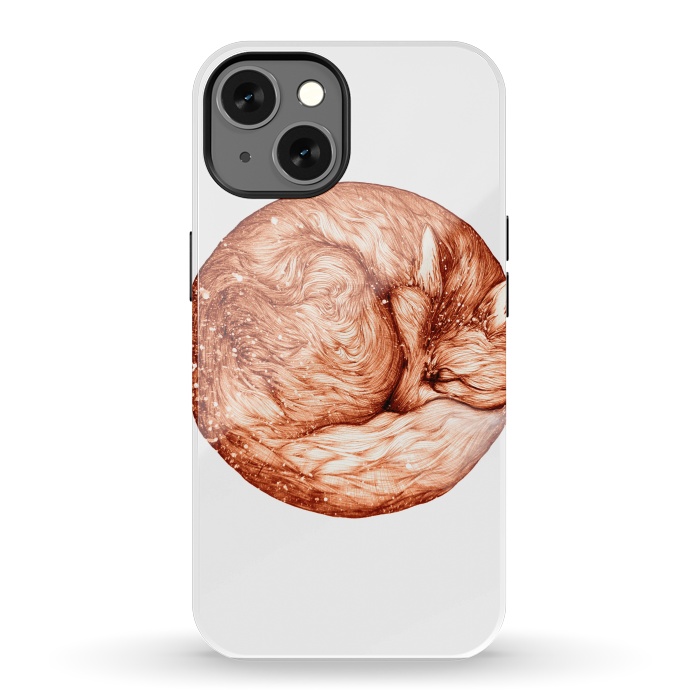 iPhone 13 StrongFit Fox and Snow by ECMazur 