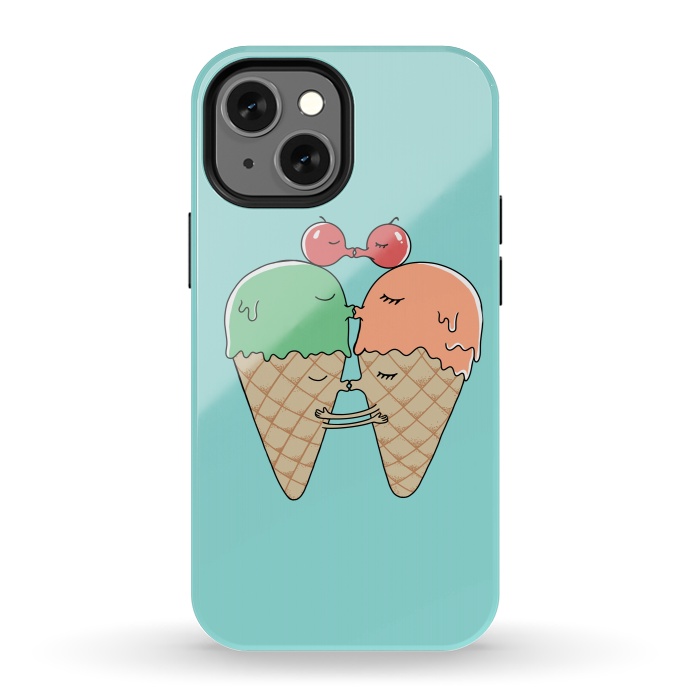 iPhone 13 mini StrongFit Sweet Kiss by Coffee Man
