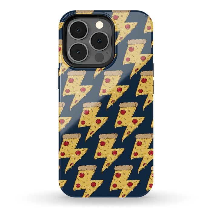 iPhone 13 pro StrongFit Pizza Power Pattern by Coffee Man