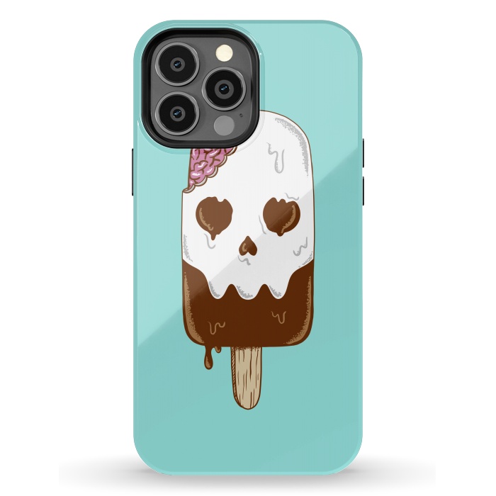 iPhone 13 Pro Max StrongFit Skull Ice Cream by Coffee Man