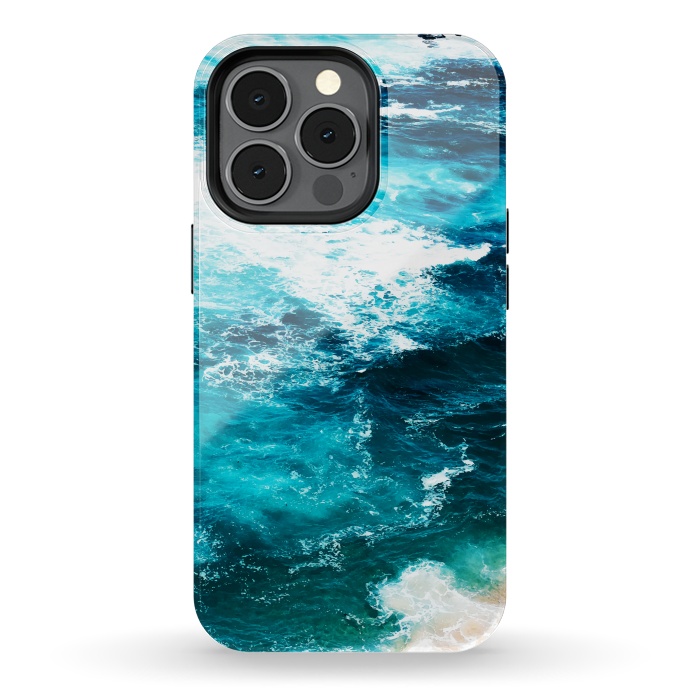 iPhone 13 pro StrongFit Sea Foam by Uma Prabhakar Gokhale