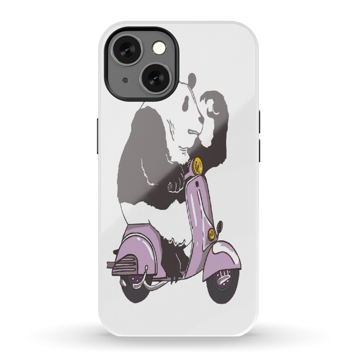 iPhone 13 StrongFit The Panda biker by Varo Lojo