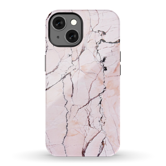iPhone 13 StrongFit Pink texture marble by Mmartabc