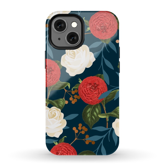iPhone 13 mini StrongFit Floral Obsession V2 by Uma Prabhakar Gokhale