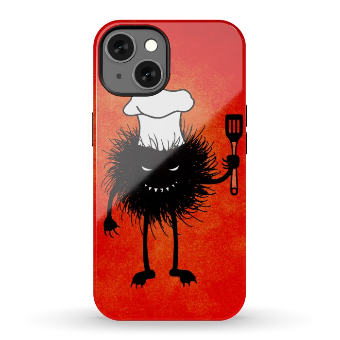 iPhone 13 StrongFit Evil Bug With Chef Hat Loves To Cook by Boriana Giormova