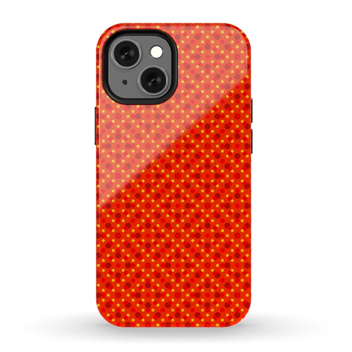 iPhone 13 mini StrongFit Dots Ethnic Pattern by Dhruv Narelia