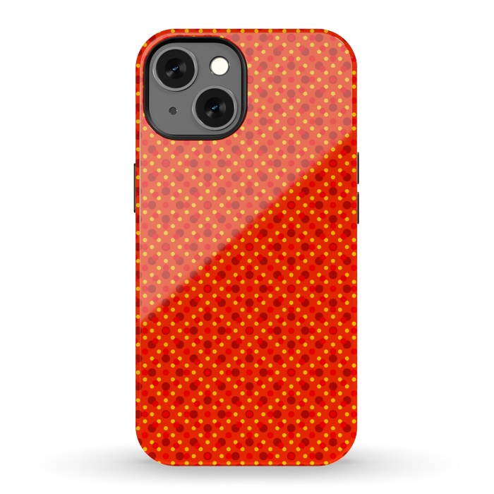 iPhone 13 StrongFit Dots Ethnic Pattern by Dhruv Narelia