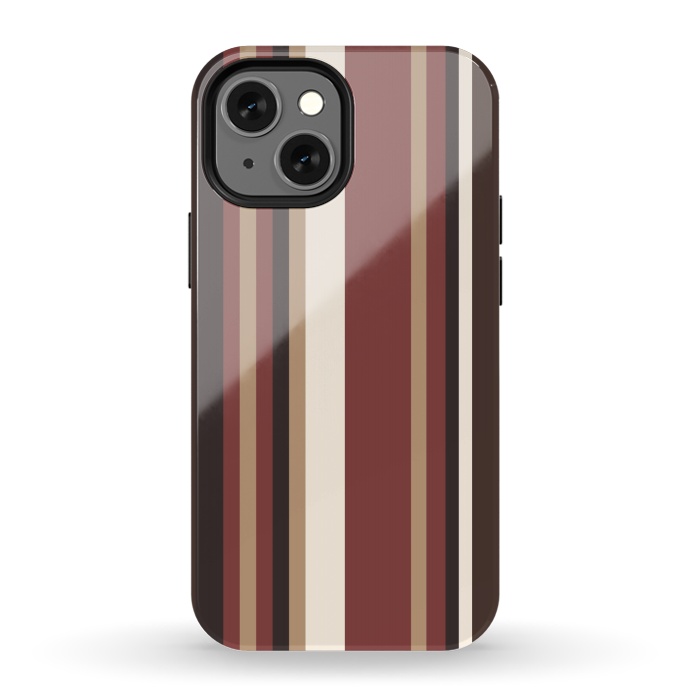 iPhone 13 mini StrongFit Vertical Stripes by Dhruv Narelia