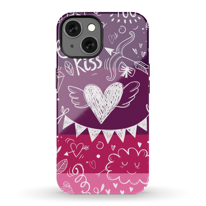 iPhone 13 StrongFit Love in four colors by Rossy Villarreal