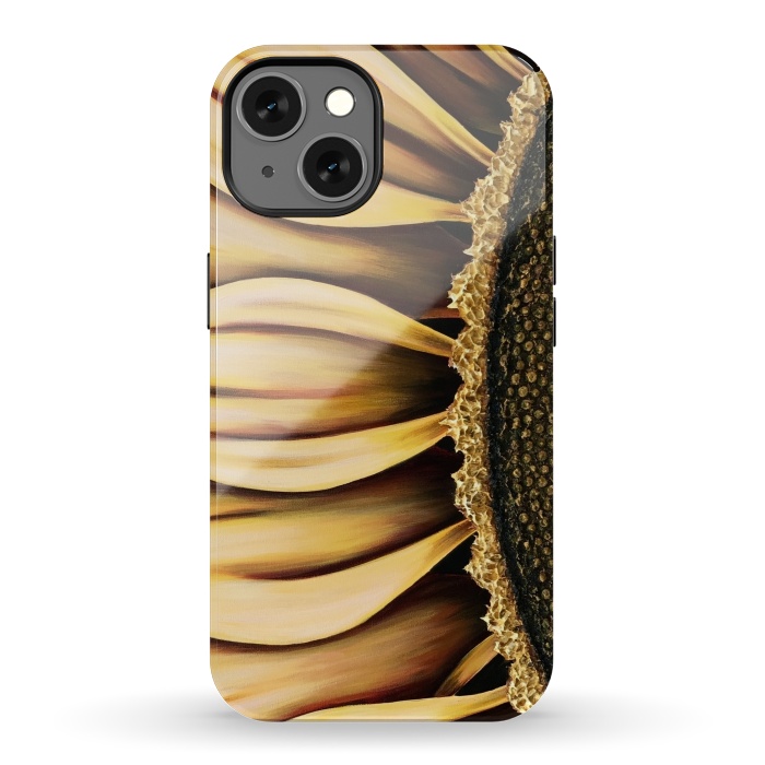 iPhone 13 StrongFit Sunflower by Denise Cassidy Wood