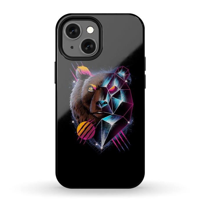 iPhone 13 mini StrongFit Rad Bear by Vincent Patrick Trinidad